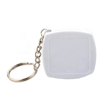 2m Ruler Metal Tape  Keychain Portable Gauging Tools Retractable Ruler Keychain Portable Gauging Tool