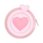 Soft Tape Measure 60-Inch 1.5 Meter Retractable Mini Cartoon Measuring Tape Cute Tape Ruler for Sewing Craft Cloth Body Measurements, Pink Heart