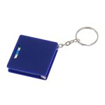 Blue Mini Keychain Tape Measure with Square & Bubble Level Steel Ruler 1meter Measuring Tape for Household Horizontal Bubble Level Portable Measuring Tool Pocketsized Tape Measure