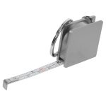 1M Retractable Tape  Keychain Portable Measuring Tape with Key Ring High Precision ment Tool for Home and Office Use