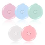 5 Pack Small Tape s, Body Flexible Measuring Tape Soft Waist Tape  Multicolor Measuring Retractable Sewing Ruler for Craft Fabric Cloth 60in/150cm