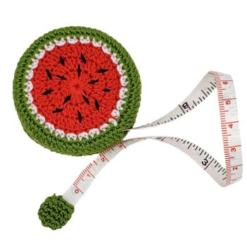 Watermelon Crochet Designed Animals Tape Measure