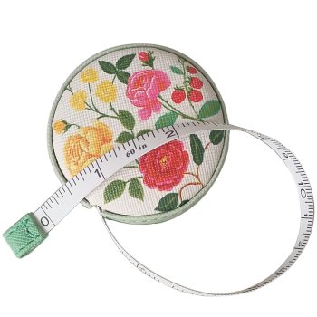 Tape Measure Measuring Tape for Body Tailor Cloth Fabric Sewing Knitting Craft Weight Loss Measurements Retractable 60-inch 1.5 Meter Push Button Dual Sided Tape Measure